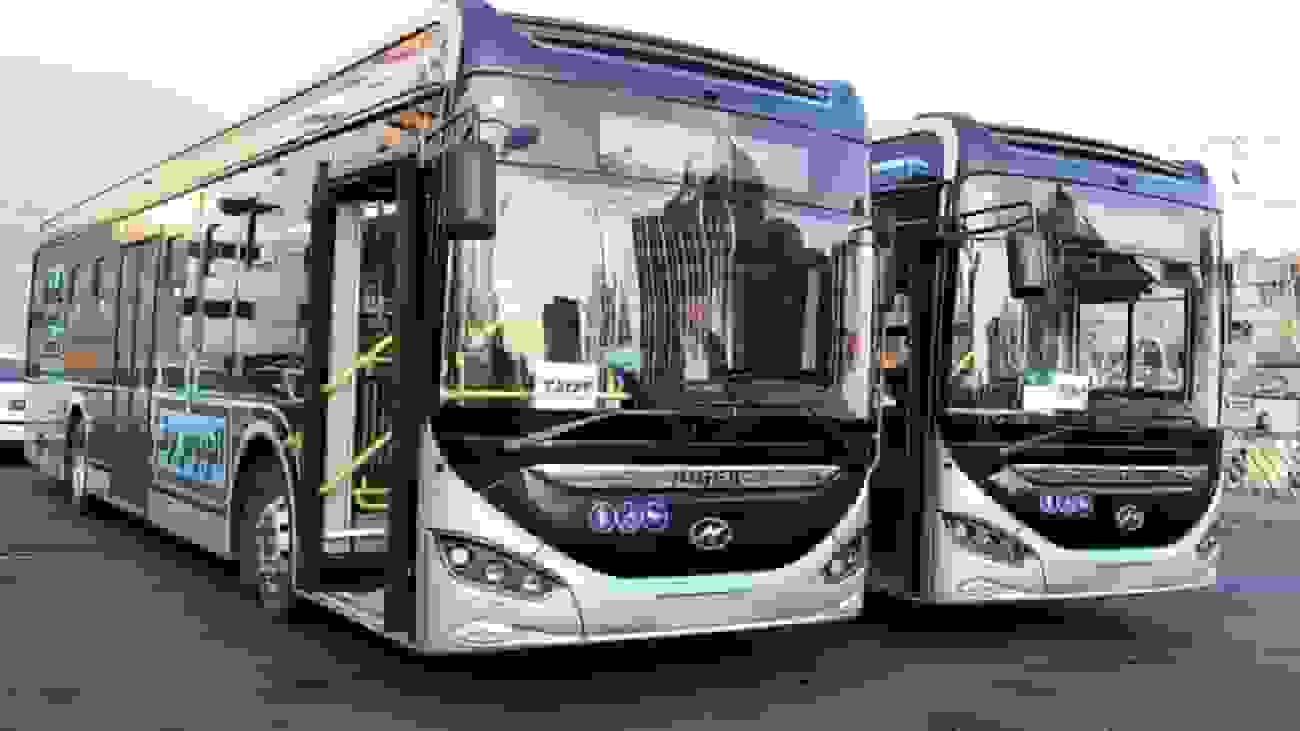 رونمایی از نخستین ناوگان اتوبوس برقی در اصفهان