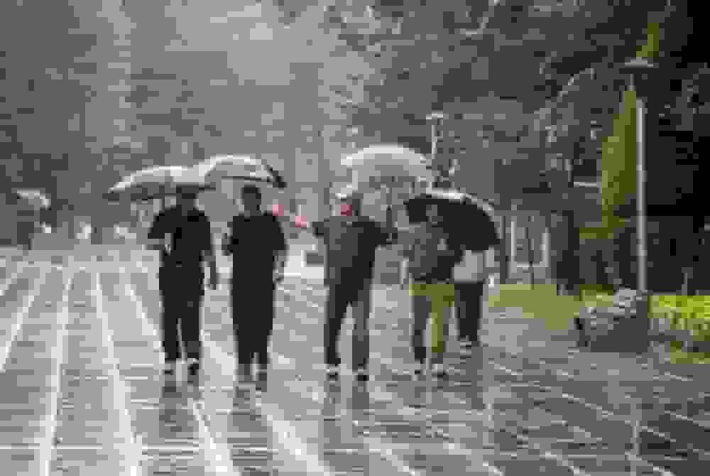 بارش شدید باران در گیلان با ثبت ۱۰۹ میلی‌متر بارش در آستانه‌اشرفیه