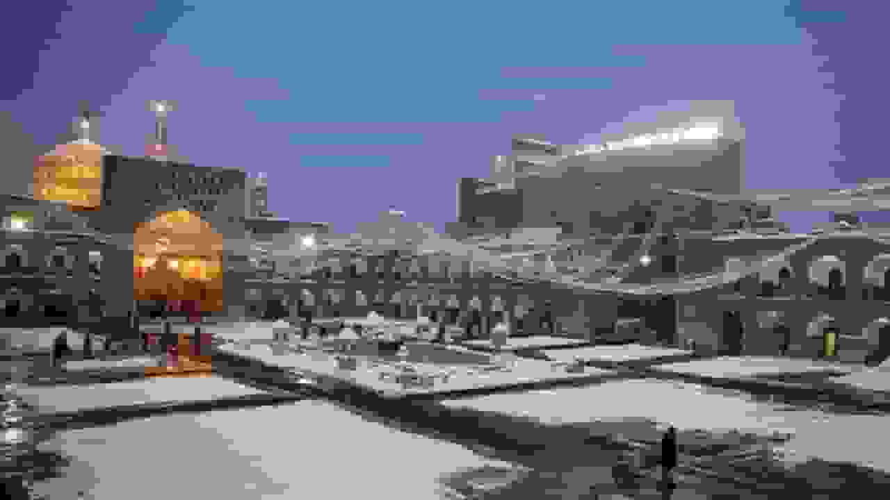 بارش ۱۰ سانتیمتر برف در مشهد