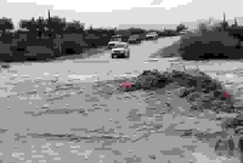 فرماندار نرماشیر از انسداد جاده نظام‌شهر به بم خبر داد