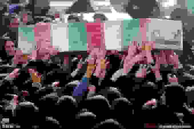 تدفین شهید گمنام در دانشگاه ملی مهارت بجنورد