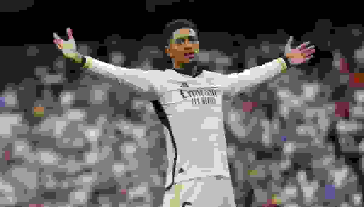 گل اول رئال مادرید به سویا توسط جود بلینگام