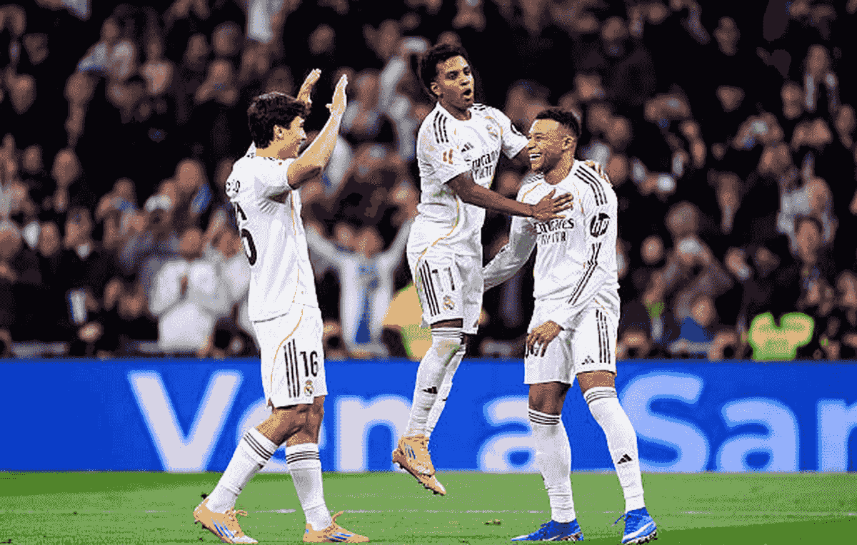 گل دوم رئال مادرید به سویا توسط کیلیان امباپه