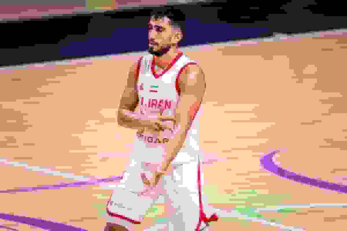 سینا واحدی در جمع برترین‌های مسابقات آسیایی بسکتبال