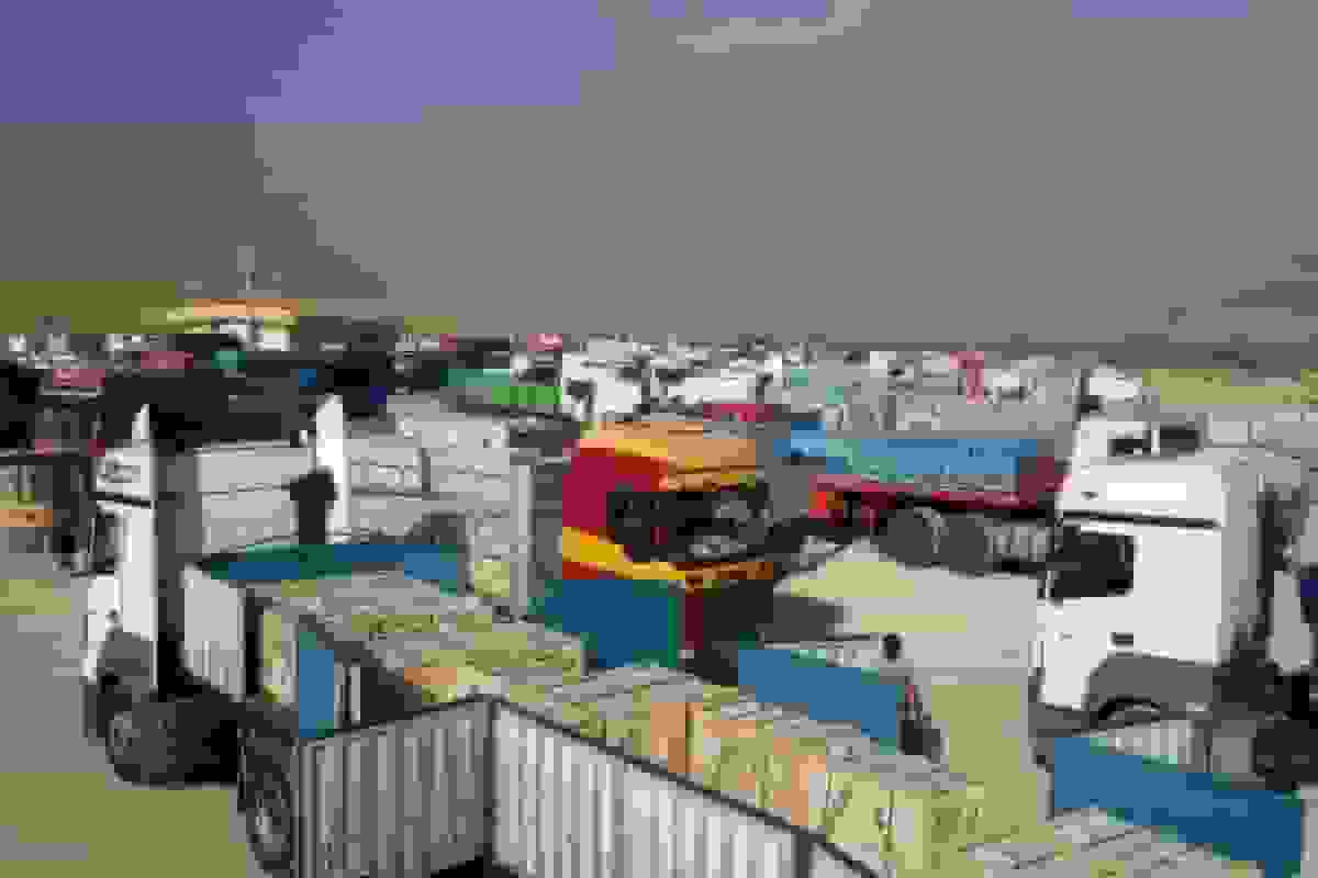 افزایش حجم ترانشیپ کالا در پایانه‌های مرزی خوزستان به بیش از ۴ میلیون تن