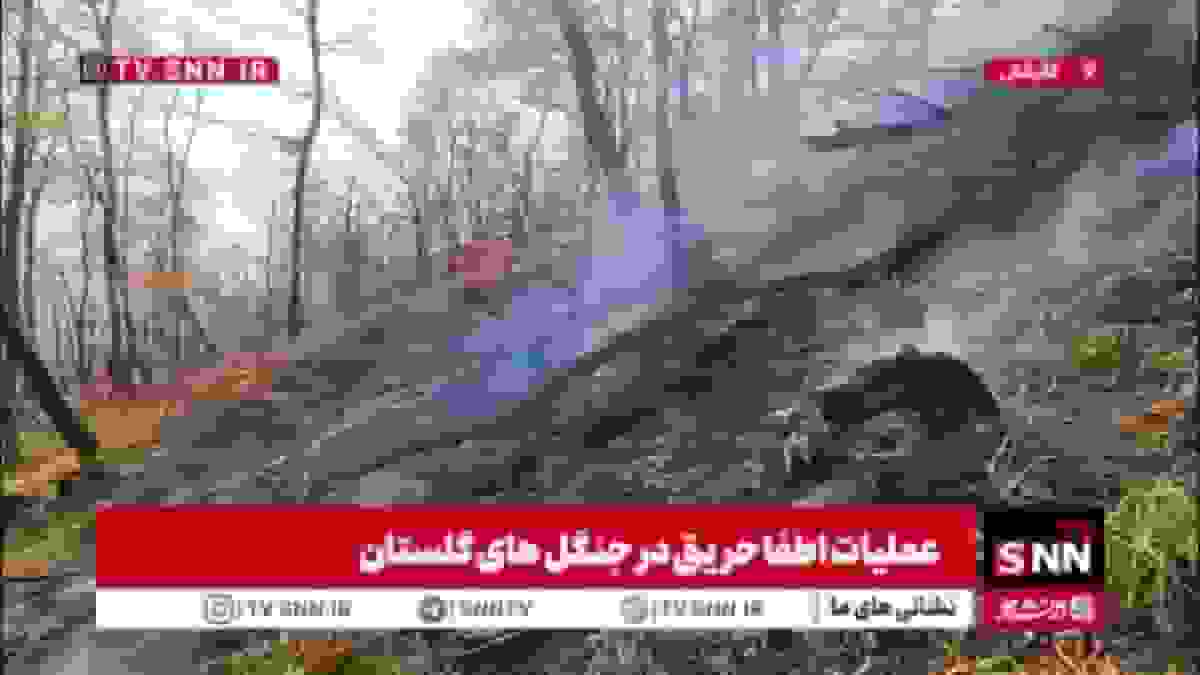 آتش‌سوزی در جنگل‌های گالیکش گلستان