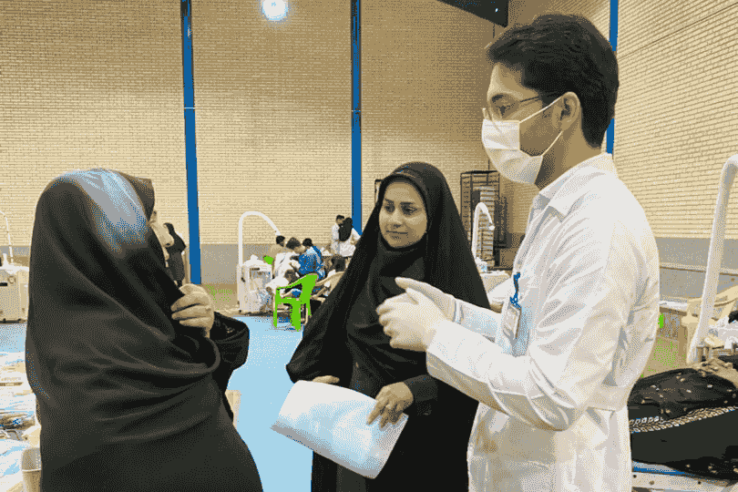 ارائه خدمات رایگان دندانپزشکی در مناطق محروم هرمزگان