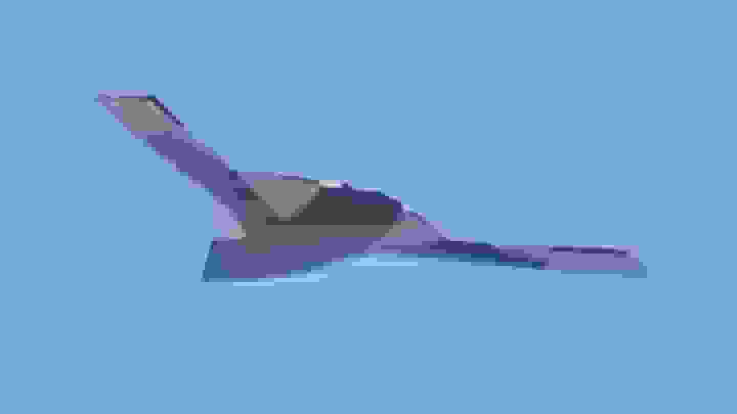 پهپاد پنهانکار مرموز چین برای اولین بار در آسمان مشاهده شد