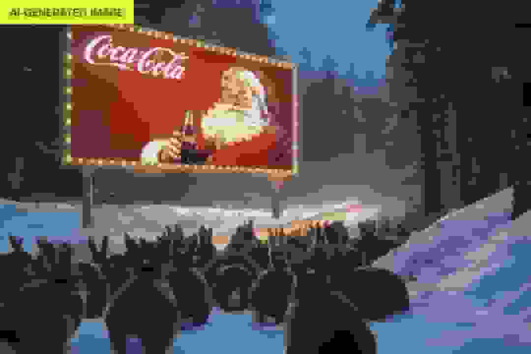 کوکاکولا دوباره با هوش مصنوعی مولد برای کریسمس تبلیغ ساخت