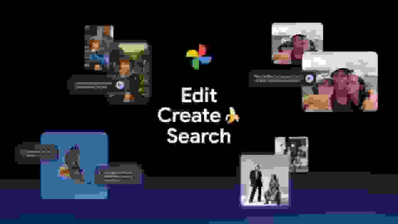 افزودن مدل Nano Banana به گوگل فوتوز برای ویرایش عکس با هوش مصنوعی