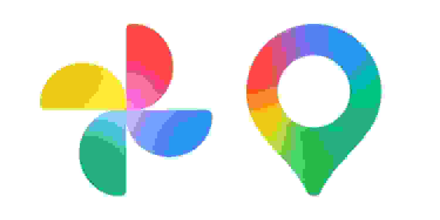 گوگل آیکون Photos و Maps را با حالت گرادیان بازطراحی کرد