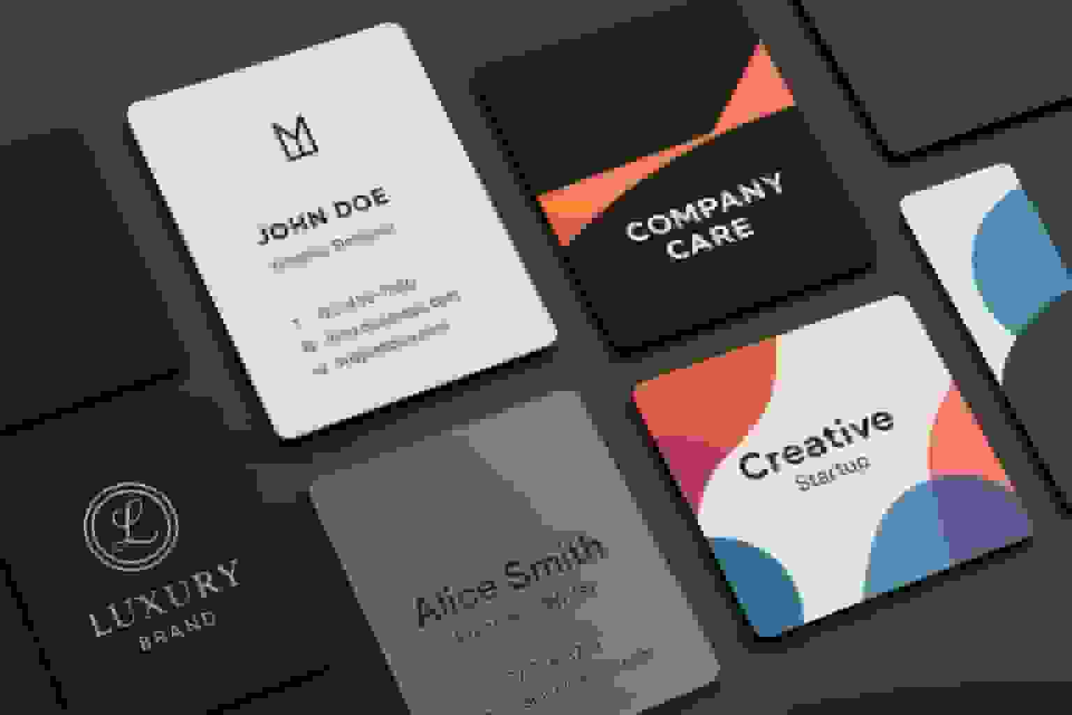 ۸ نمونه پرامپت حرفه‌ای برای طراحی کارت ویزیت با هوش مصنوعی