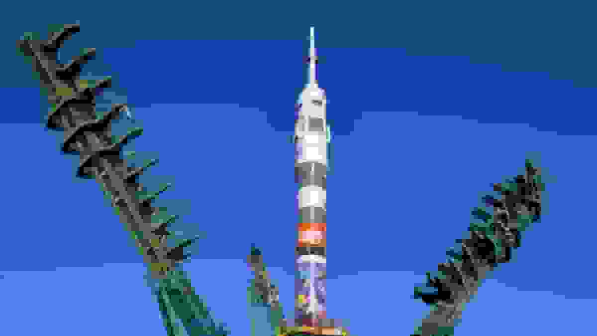 آسیب شدید سکوی پرتاب سایوز و تعلیق مأموریت‌های فضایی روسیه