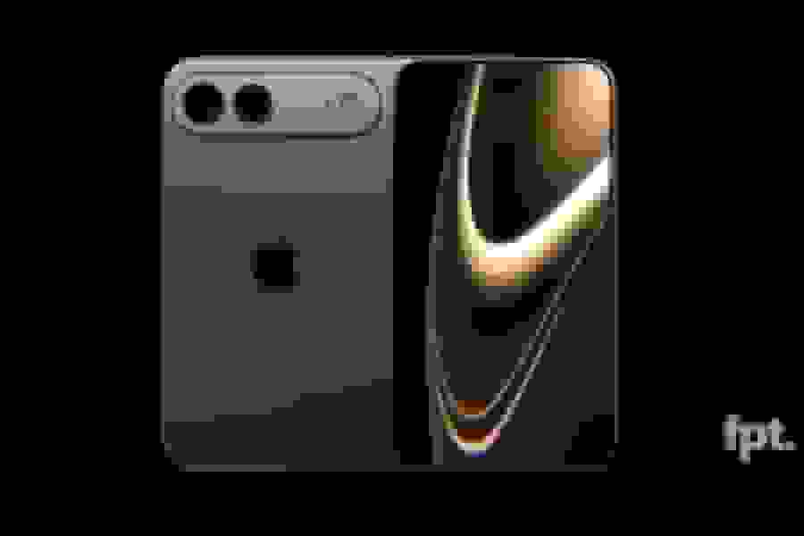 رندرهای جدید آیفون تاشو: طراحی عریض با نمایشگر بدون چین‌خوردگی