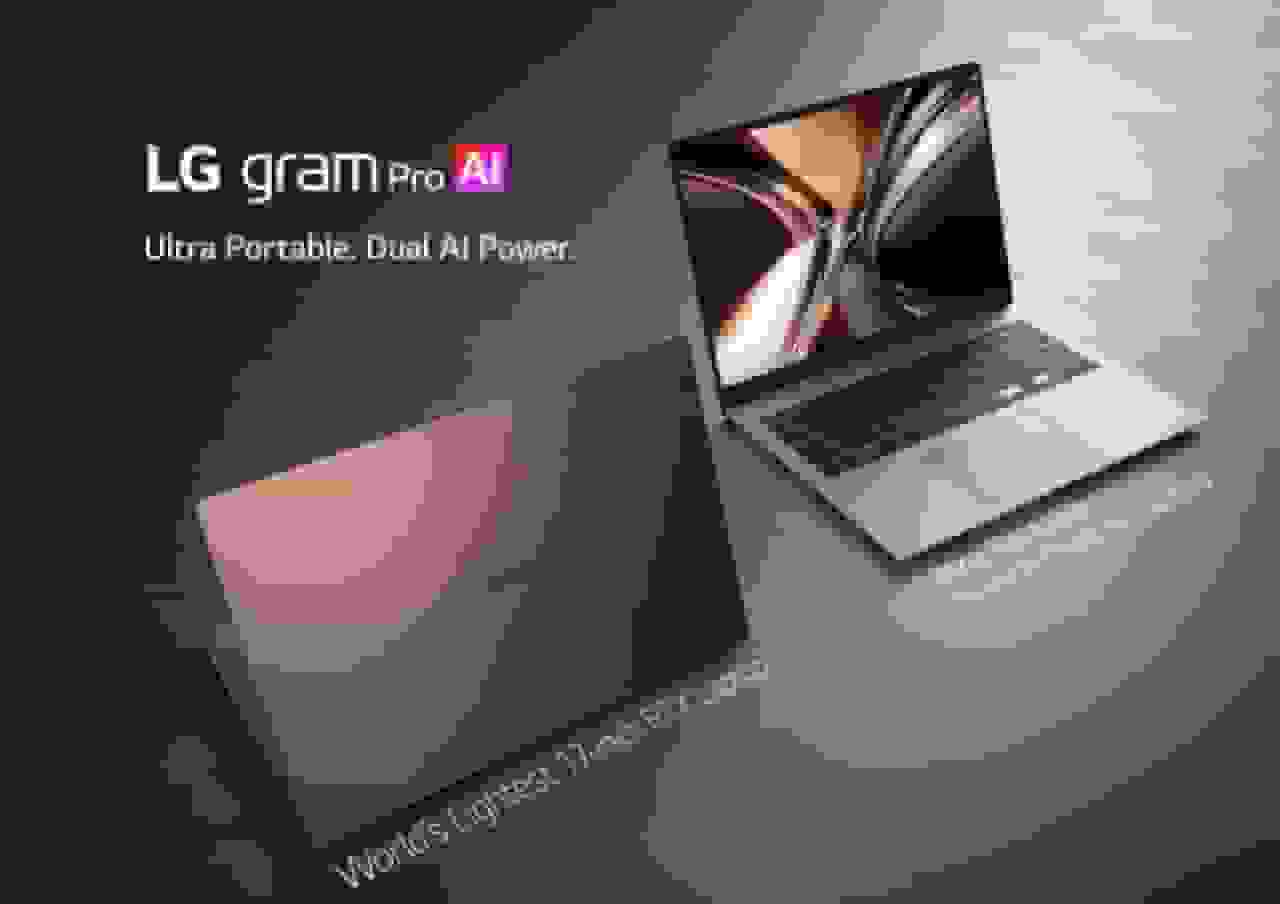 رونمایی ال‌جی از نسل جدید لپ‌تاپ‌های Gram؛ سبک‌ترین مدل ۱۷ اینچی جهان با گرافیک RTX