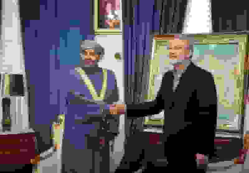 دیدار وزیر کشور عمان با علی لاریجانی در تهران