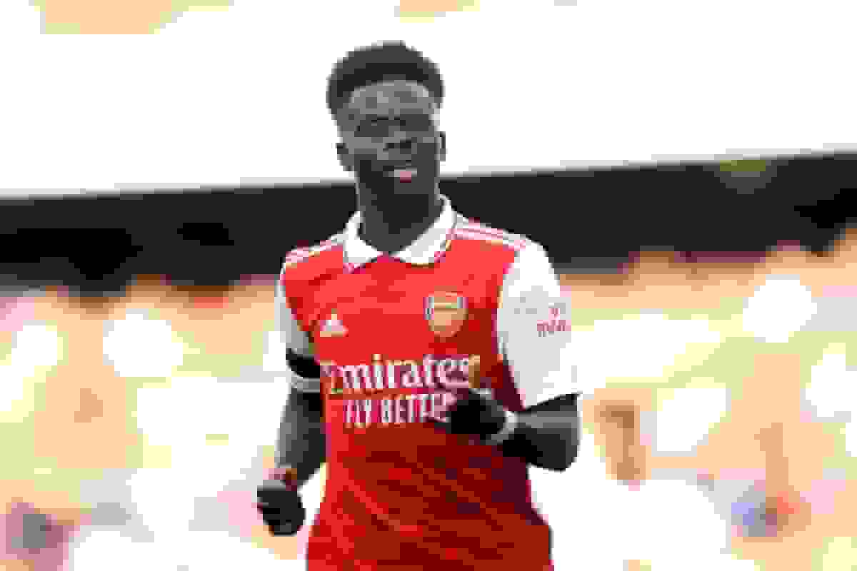 ساکا: شانس با ما یار بود و توانستیم پیروز شویم