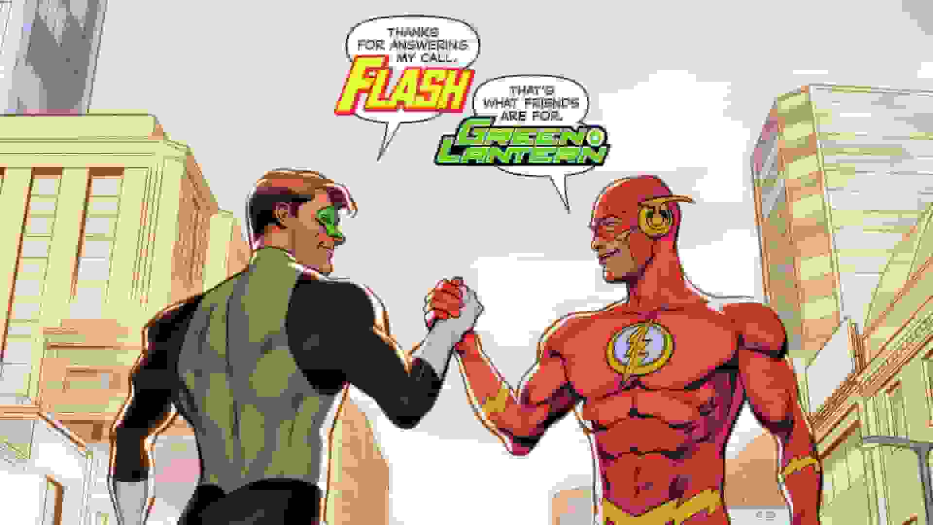 ۷ همکاری خاطرهانگیز فلش و گرین لنترن در جهان دیسی