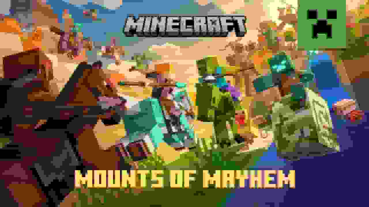 انتشار به‌روزرسانی Mounts of Mayhem برای بازی ماینکرفت