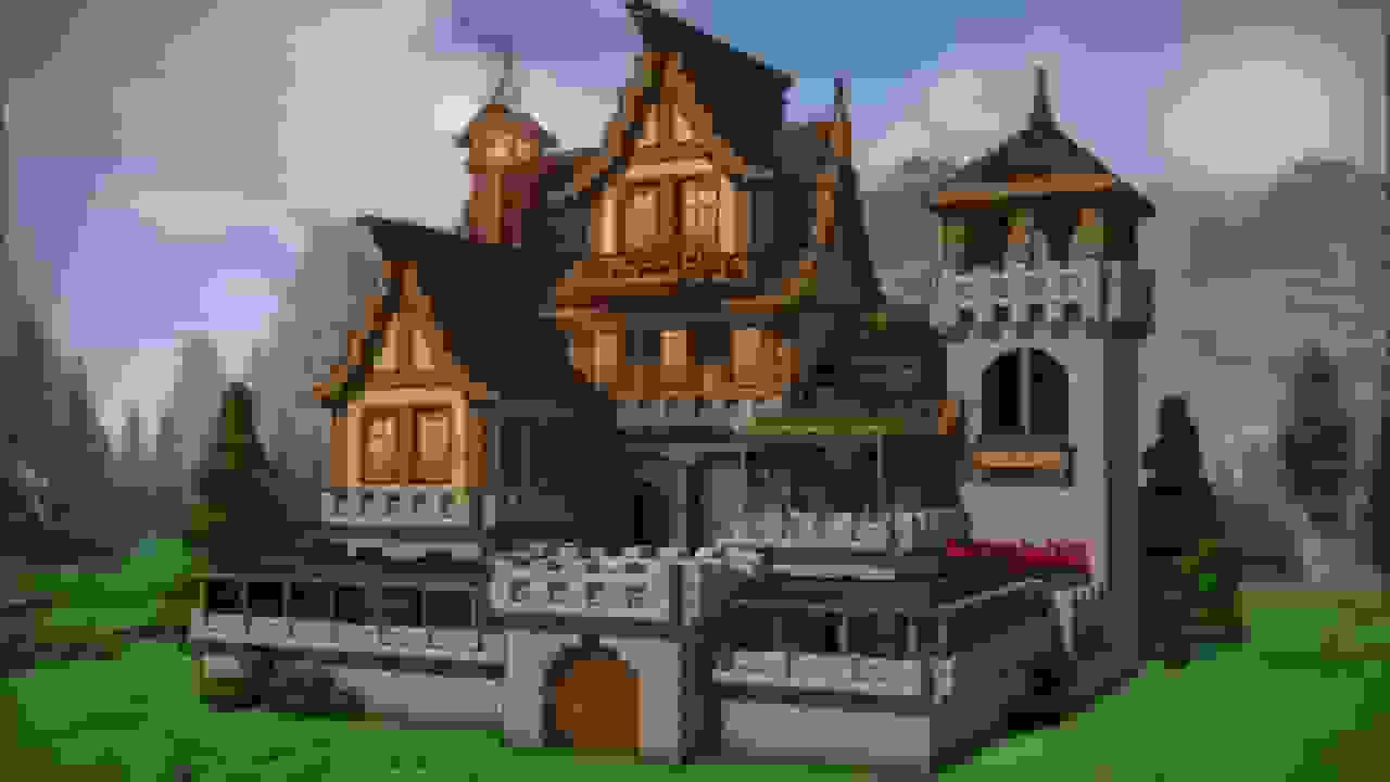 ساخت قلعه در ماینکرافت - آموزش قدم به قدم ساخت دژ مستحکم