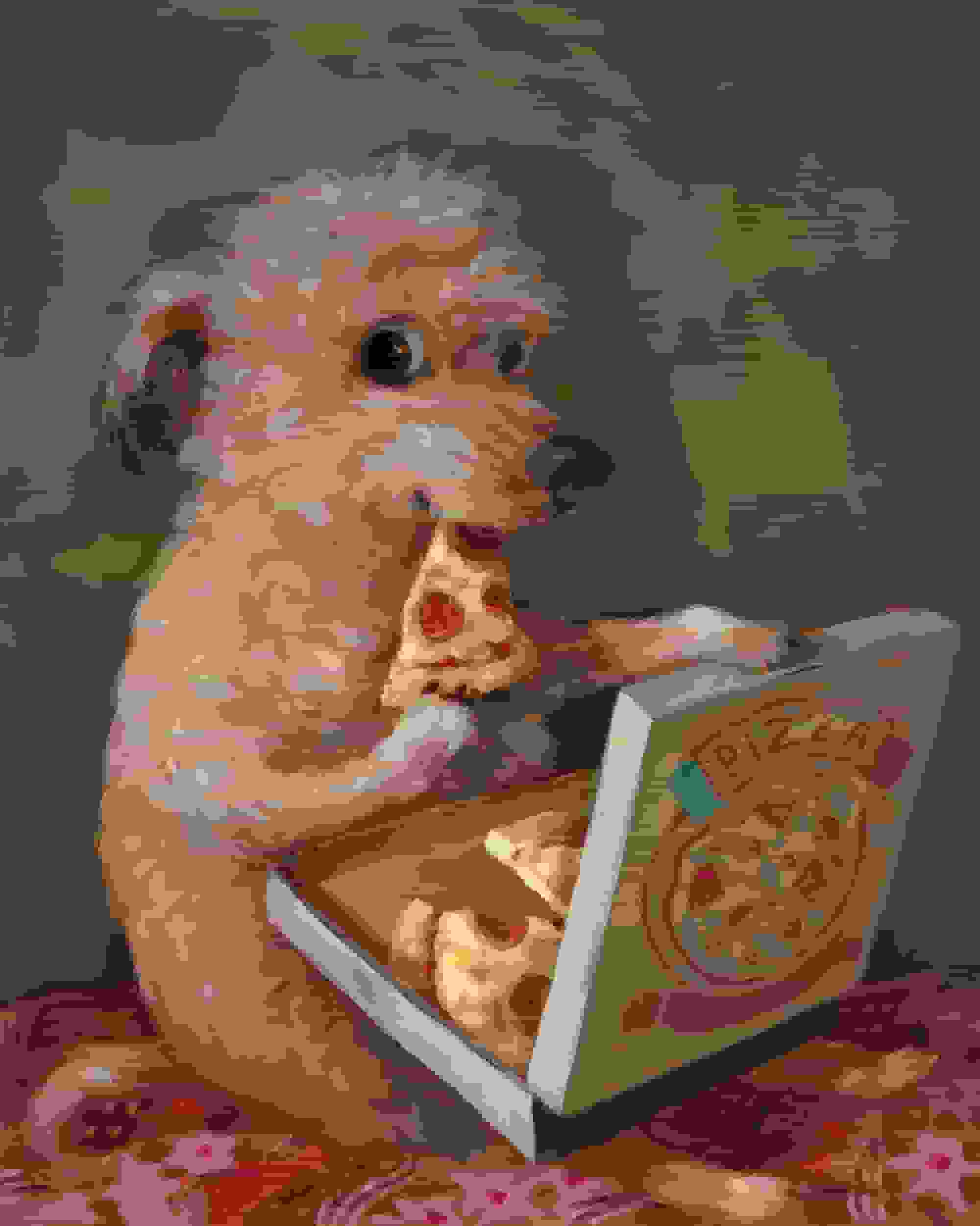 آلیسون فرند شخصیت زیادی را در پرترههای هوشمندانه سگها بستهبندی میکند