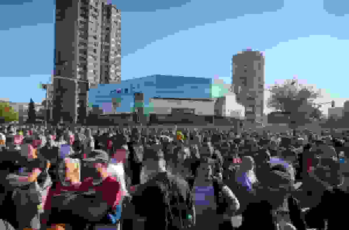 گردهمایی بزرگ برای یادبود یک سال اعتراضات و غم در صربستان