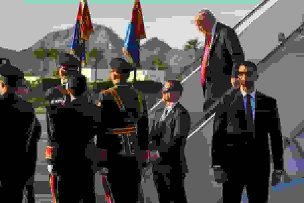 ترامپ در مصر برای اجلاس صلح غزه با رهبران جهانی حضور یافت