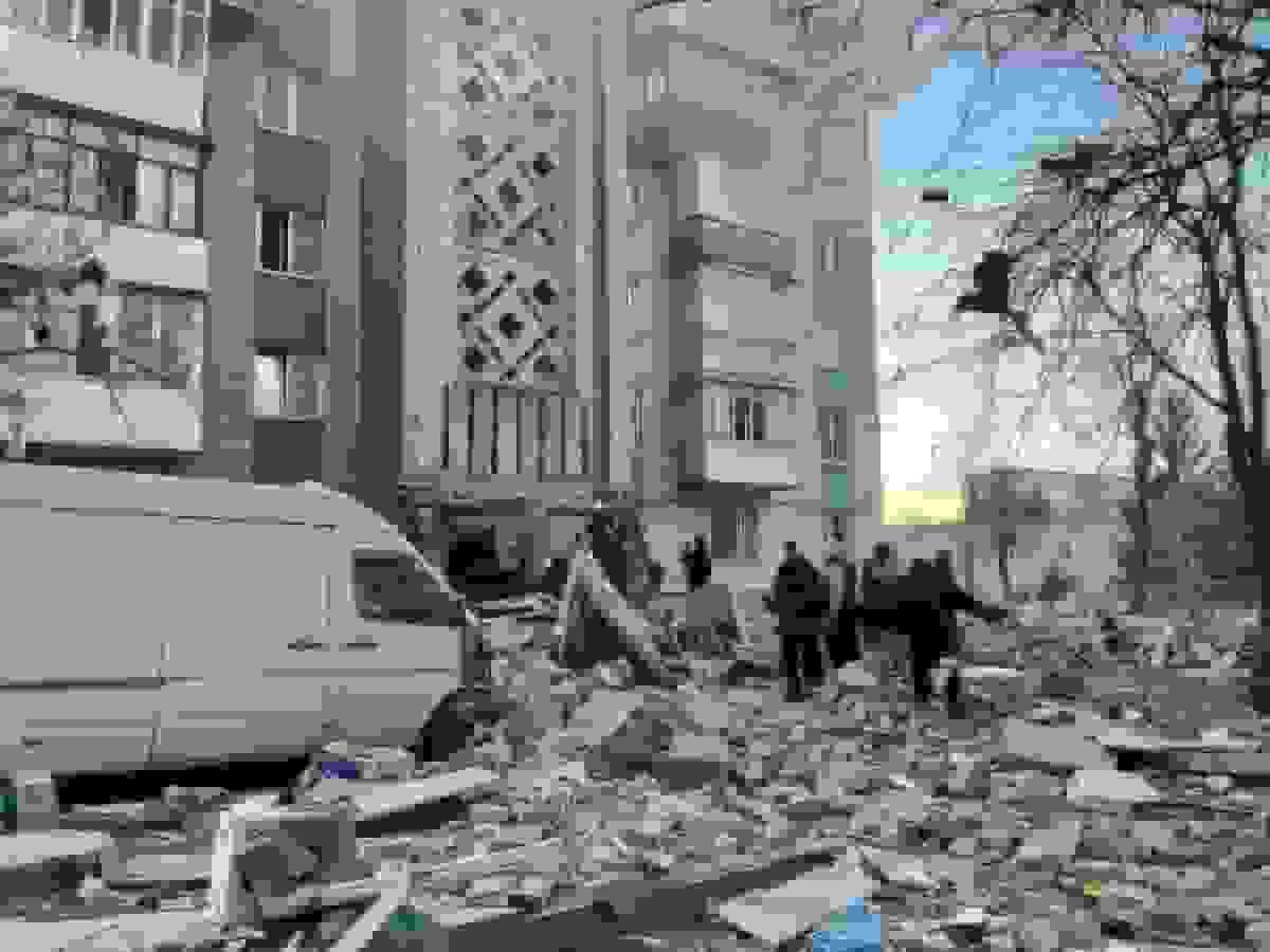 حمله روسیه به اوکراین: ۹ کشته پس از اصابت به ساختمان مسکونی