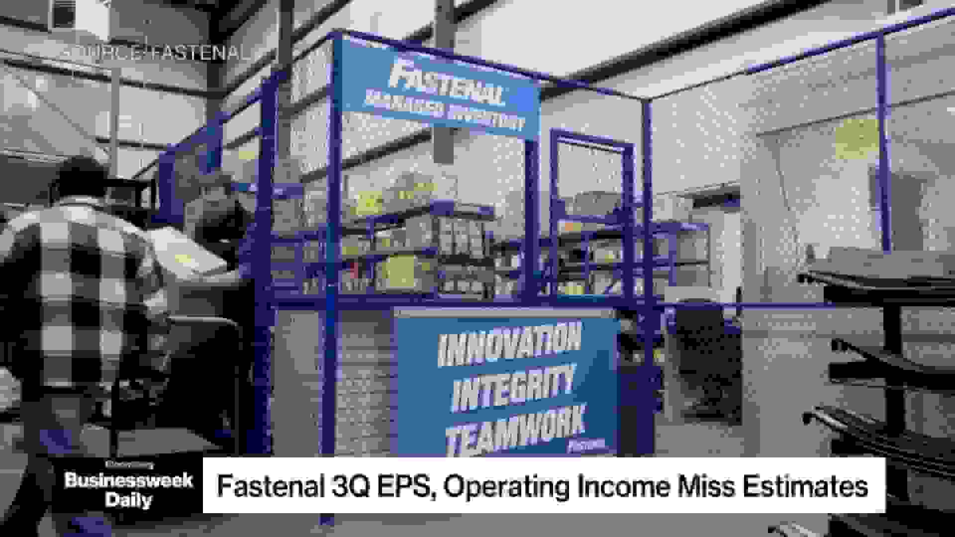 افت سهام Fastenal به دلیل قیمتگذاری ضعیف در سهماهه سوم