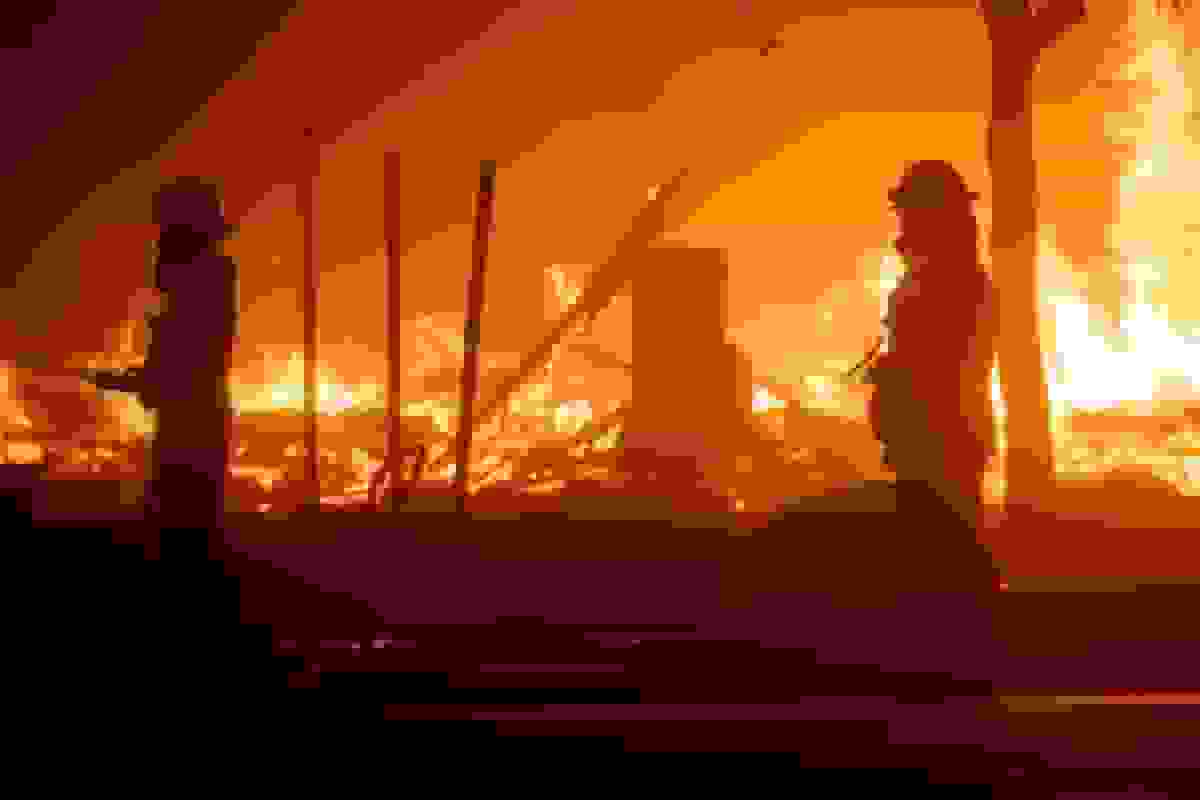 تهدید آتشسوزی در کالیفرنیا پس از طوفان ادامه دارد