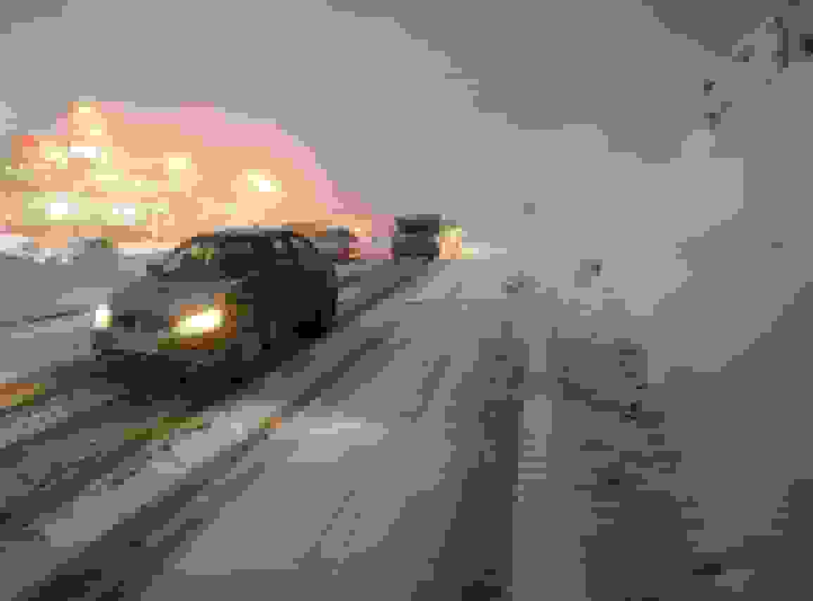 انسداد آزادراه تهران–شمال از ساعت ۱۲ امروز به دلیل بارش برف و باران