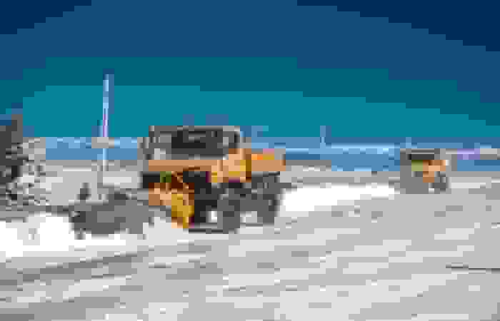 مسدود شدن مسیر ۲۱ روستا در الموت بر اثر بارش برف