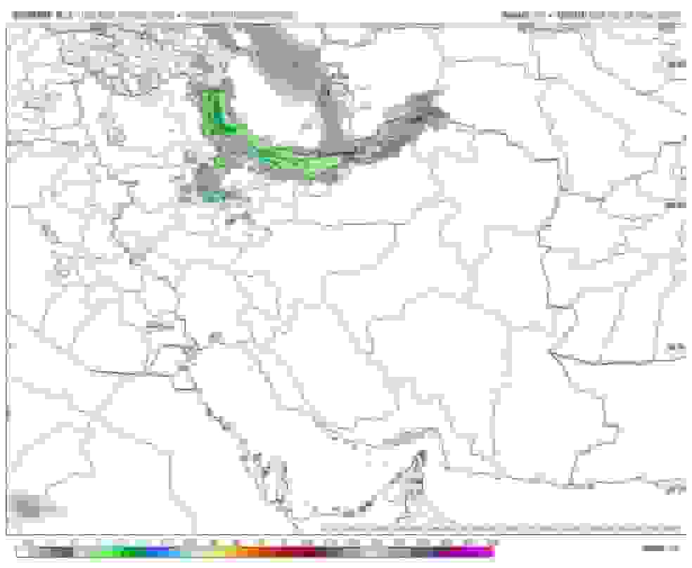 بارشهای امروز ایران در کدام شهرها و استانها رخ داد؟