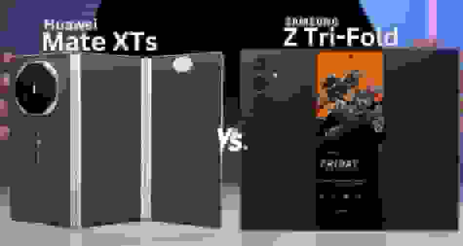 مقایسه گلکسی Z تری فولد سامسونگ و هواوی میت XTs: تفاوتهای کلیدی در طراحی و عملکرد