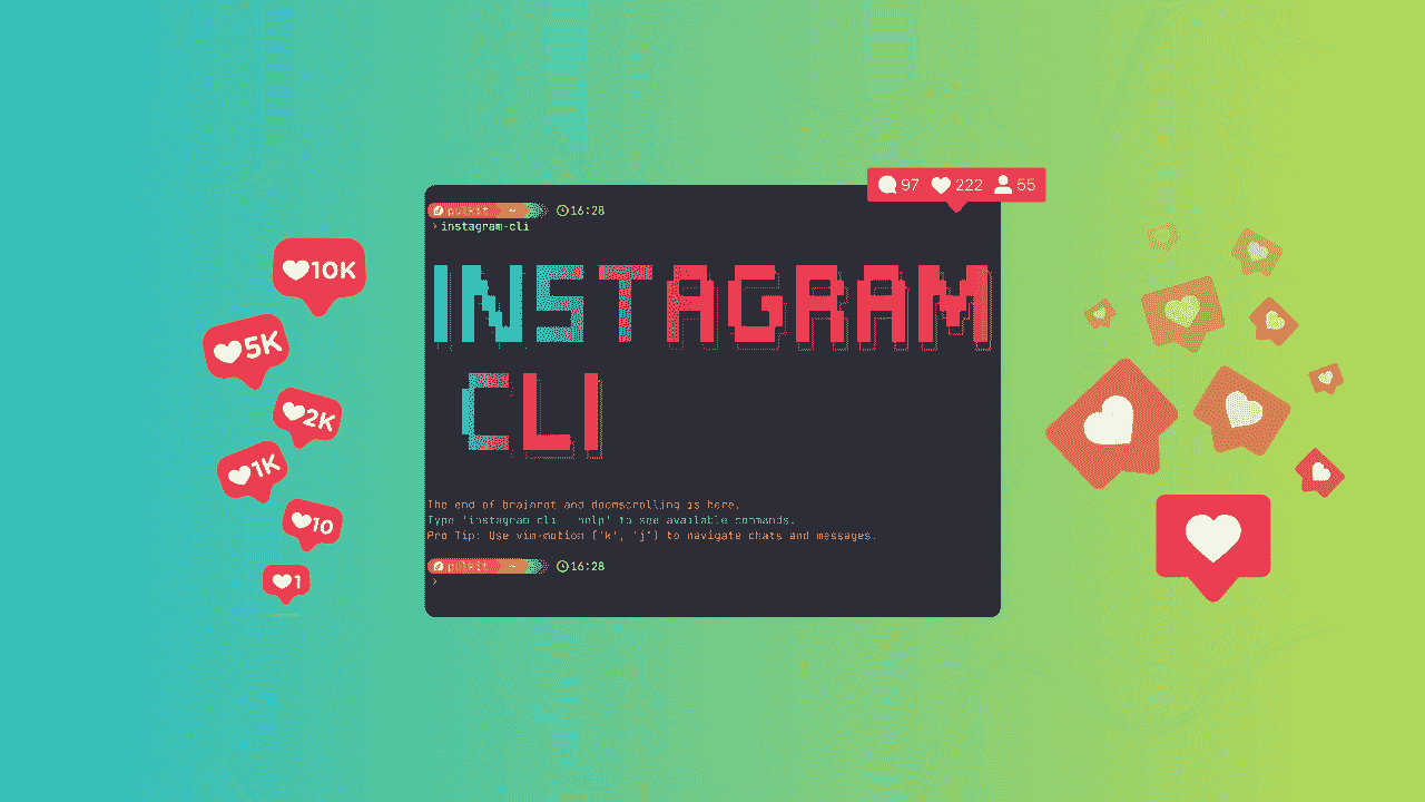 استفاده از اینستاگرام در ترمینال لینوکس: جذاب اما پرریسک