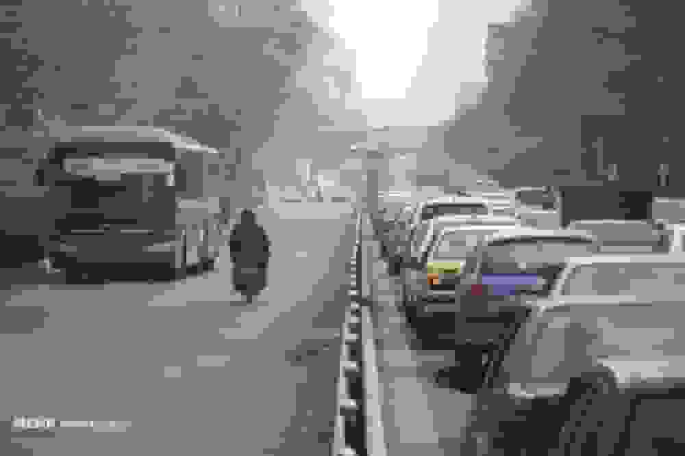 چتر آلودگی بر سر تبریز