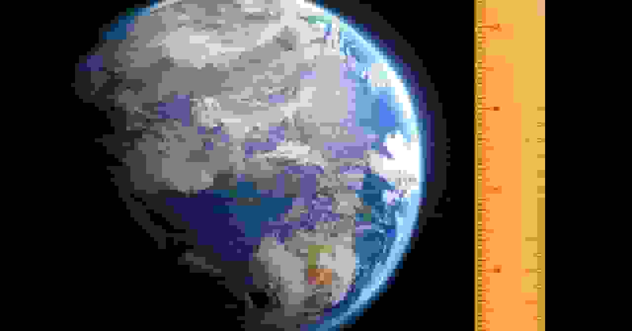 چگونه شعاع زمین را با استفاده از لگو اندازه بگیریم