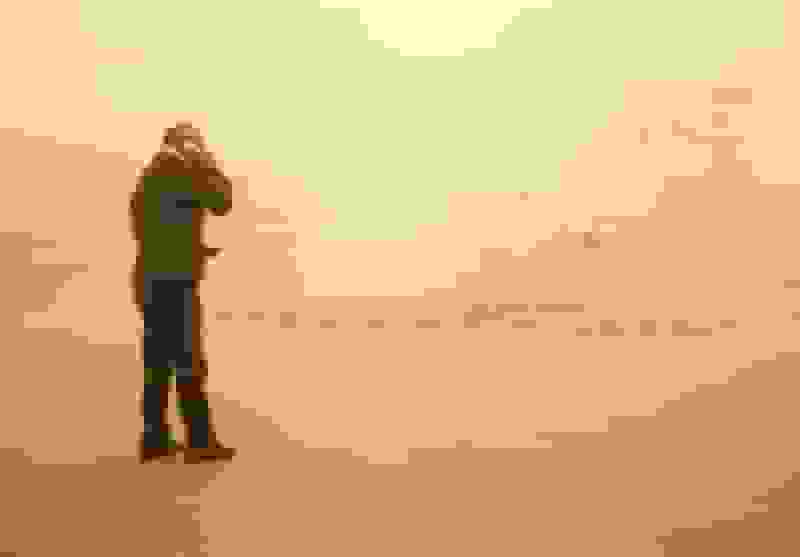 گردوخاک در جادههای 10 استان و ترافیک سنگین در محورهای شمالی