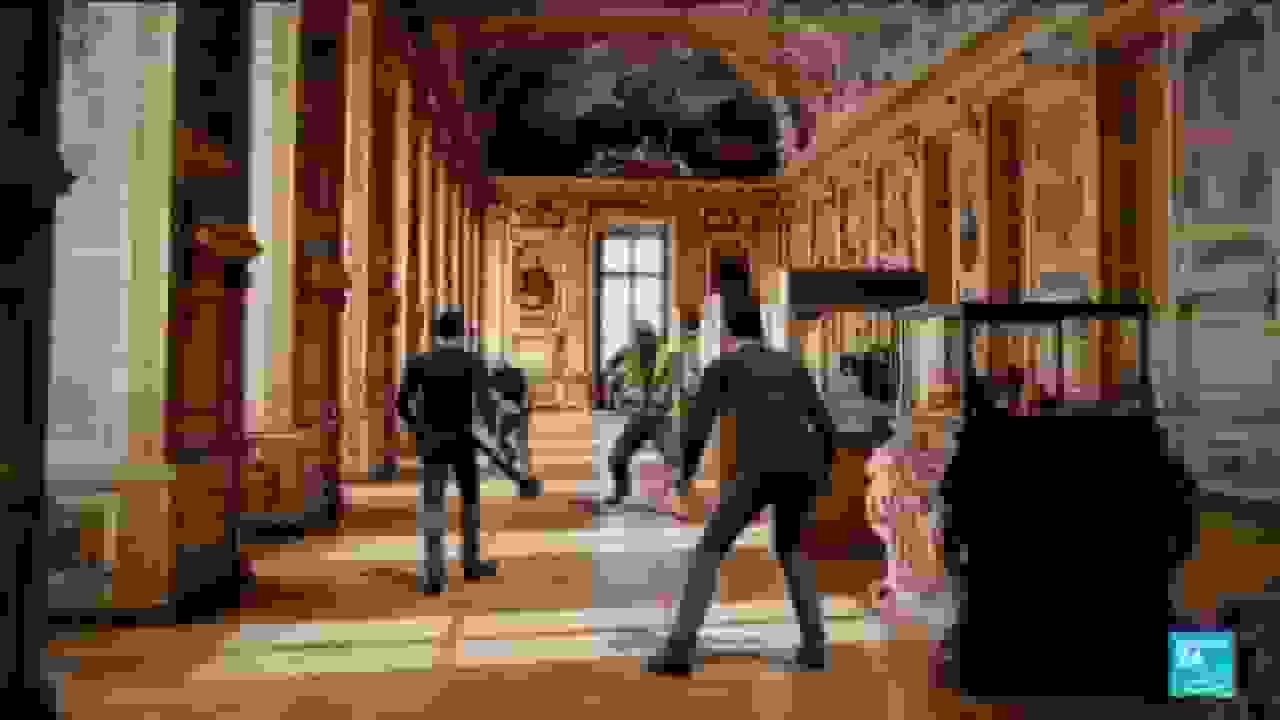 سرقت کلکسیون جواهرات لوور پاریس: ویدیوی فرار سارقان منتشر شد