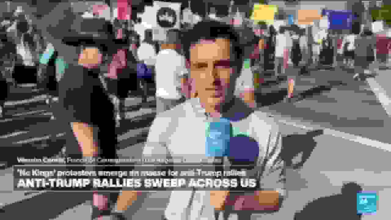 تظاهرات ضددولت با عنوان «بدون شاه» در سراسر آمریکا برگزار شد