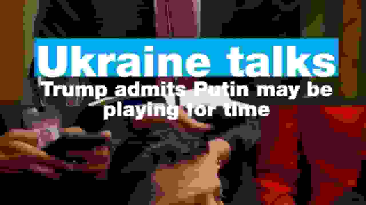 ترامپ اعتراف کرد پوتین ممکن است برای زمان بازی کند در مذاکرات اوکراین