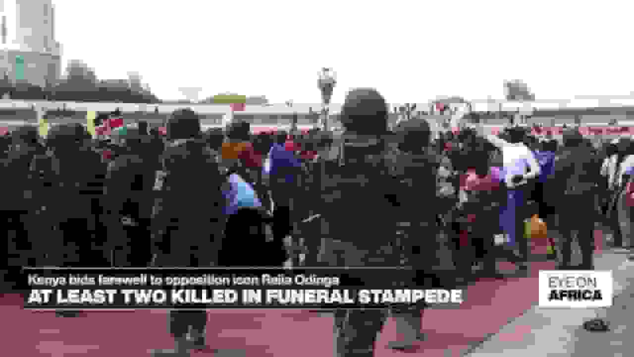 مرگ دو نفر در ازدحام جمعیت در مراسم تشییع نخست وزیر سابق کنیا رایلا اودینگا