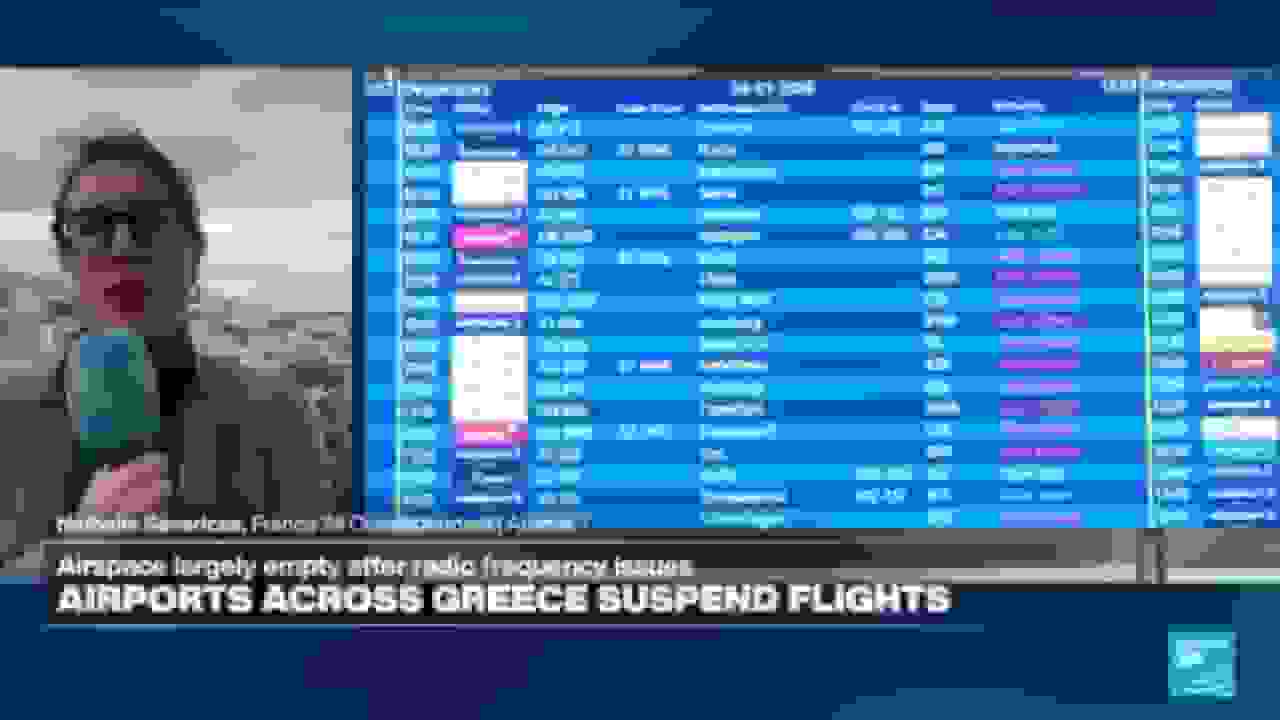 تعلیق پروازها در فرودگاههای یونان
