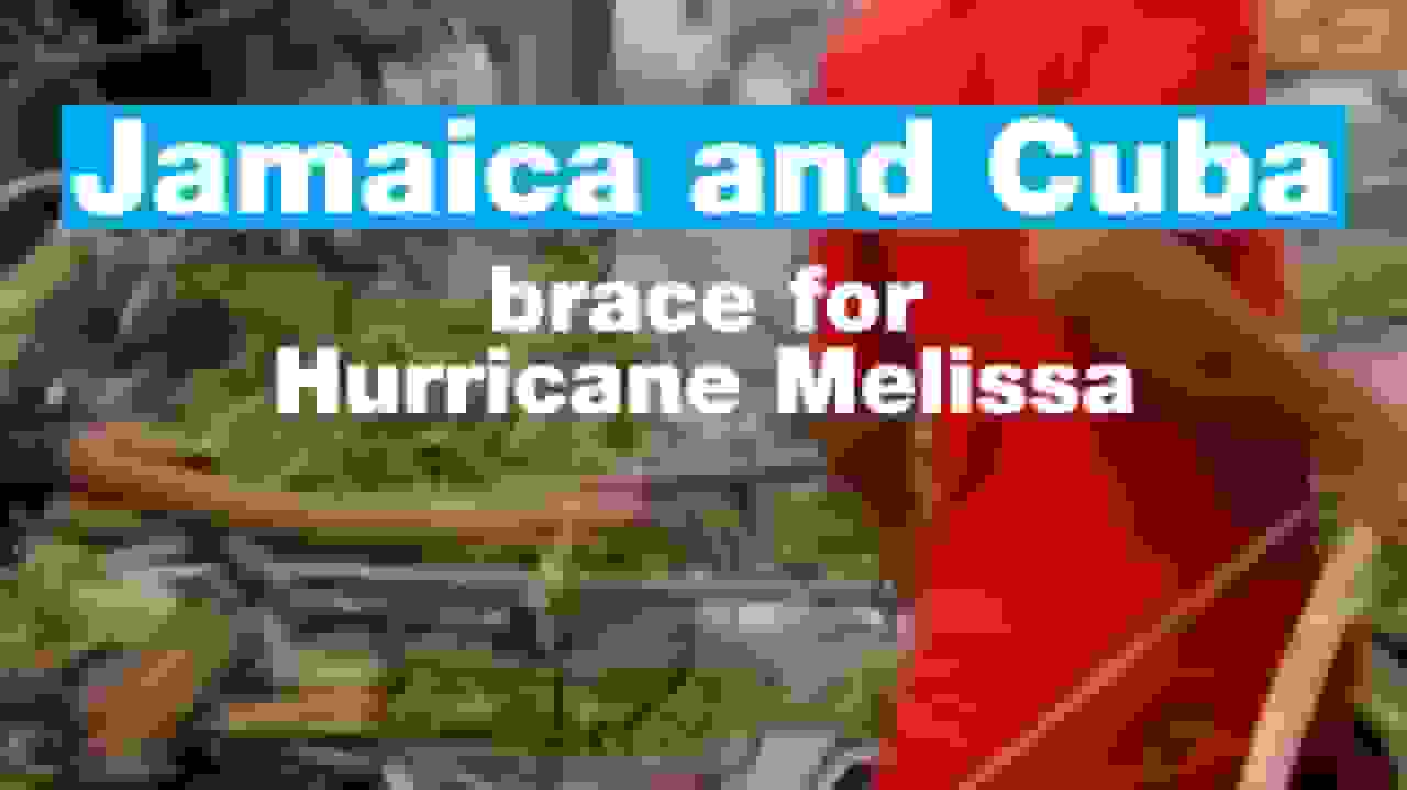 آمادگی جامائیکا و کوبا برای طوفان ملیسا