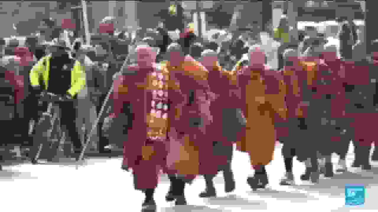 تکمیل پیادهروی صلح راهبان بودایی از تگزاس تا واشنگتن دیسی