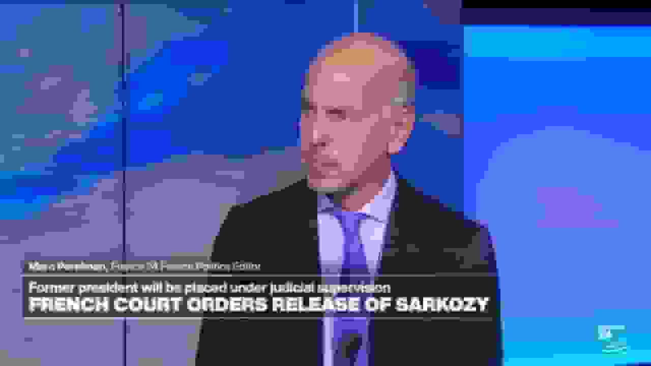 دادگاه فرانسه آزادی سارکوزی پس از ۲۰ روز زندان را دستور داد