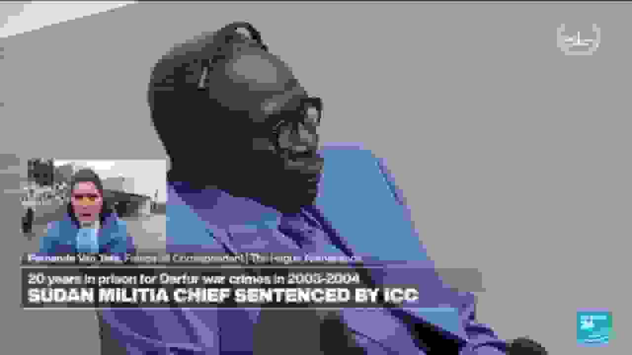 دیوان کیفری بینالمللی رئیس شبهنظامیان سودان را به ۲۰ سال زندان محکوم کرد