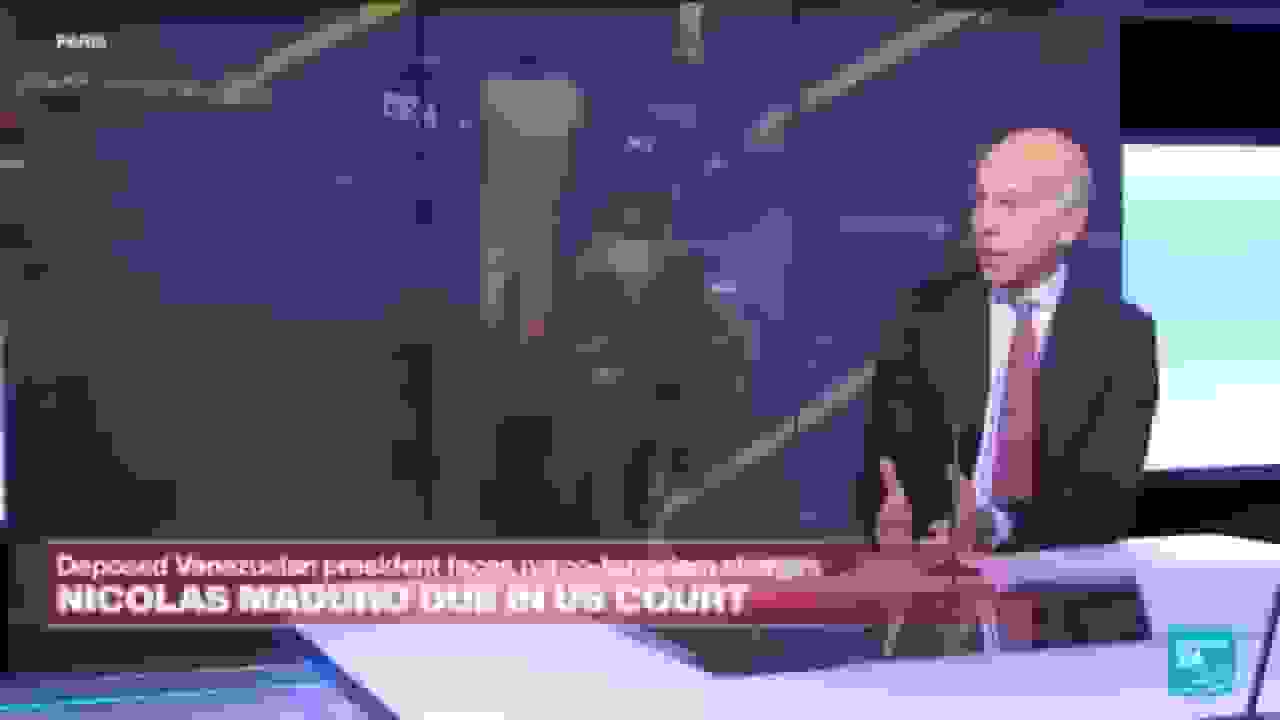 نخستین حضور نیکلاس مادورو در دادگاه آمریکا برای اتهامات قاچاق مواد مخدر