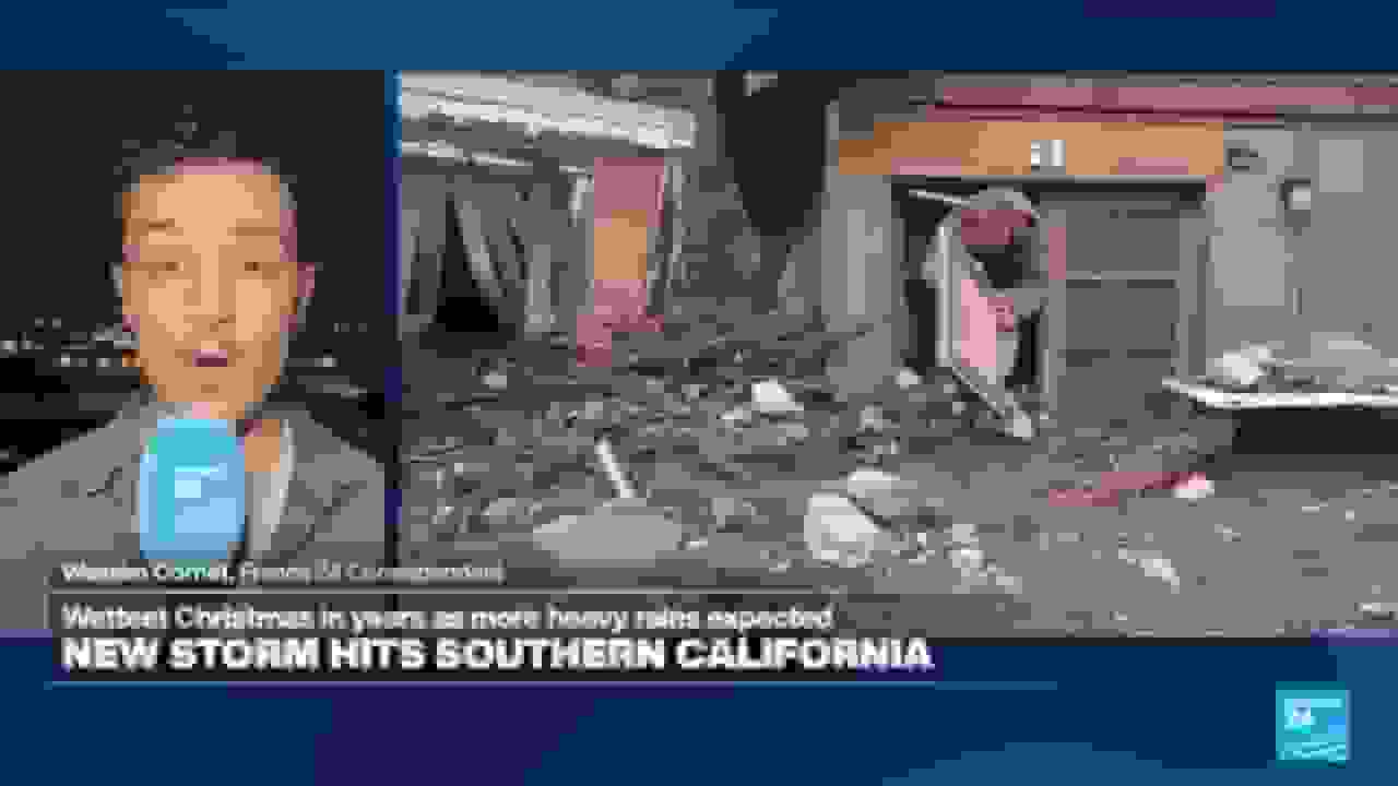 کالیفرنیا: مرطوبترین کریسمس در سالهای اخیر با بارشهای سنگین بیشتر