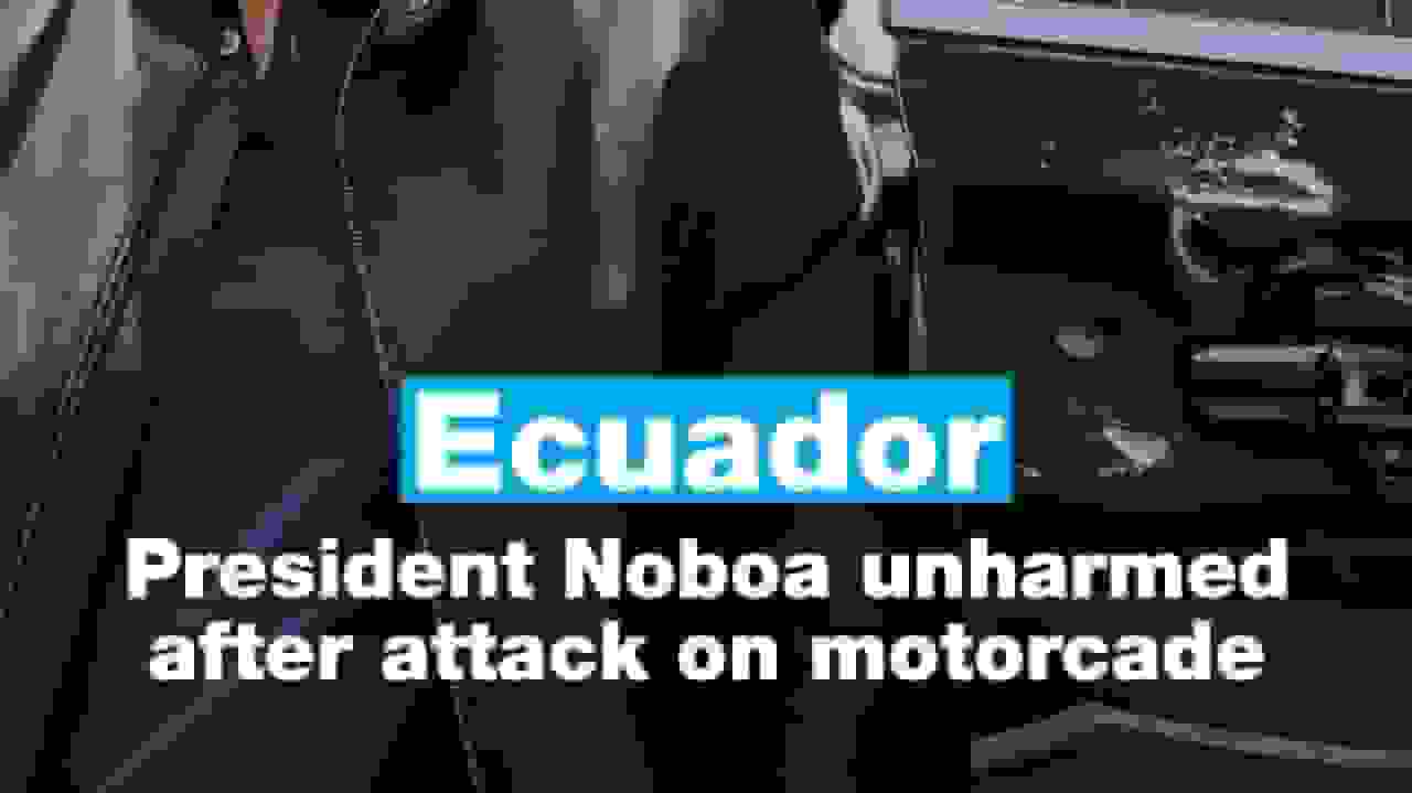 اکوادور: رئیس جمهور نوبوا پس از حمله به کاروانش آسیبی ندید